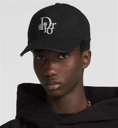 gorra dior negra|Gorra Christian Dior Couture Lona de algodón negra.